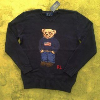 ポロラルフローレン(POLO RALPH LAUREN)の大人も着られる！ラルフローレン 星条旗ポロベア セーター Lサイズ(ニット/セーター)