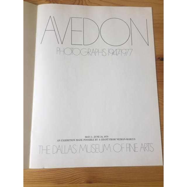 Richard Avedon  catalog エンタメ/ホビーの本(アート/エンタメ)の商品写真