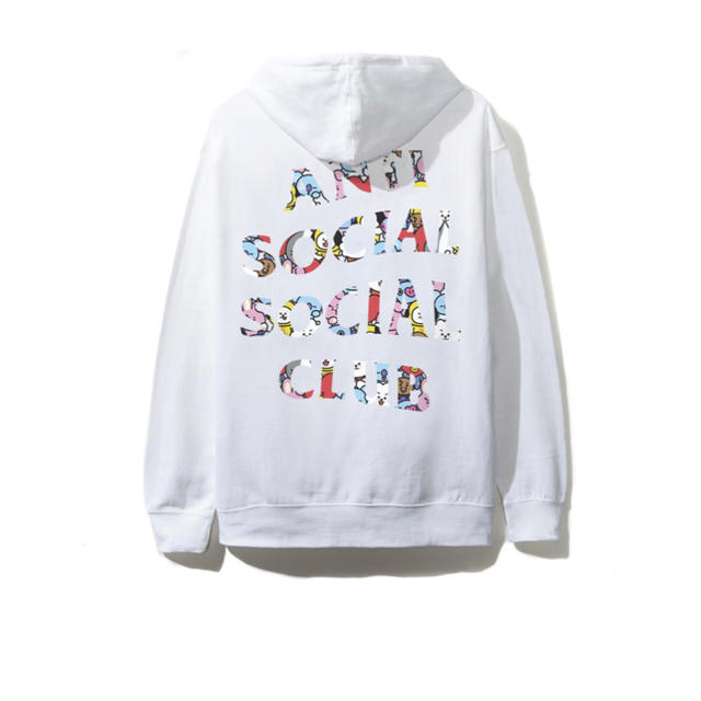 ASSC X BT21 Collab Blended White Hoodieメンズ