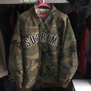 シュプリーム(Supreme)の確実正規品 supreme Twill Coaches Jacket カモ(ミリタリージャケット)