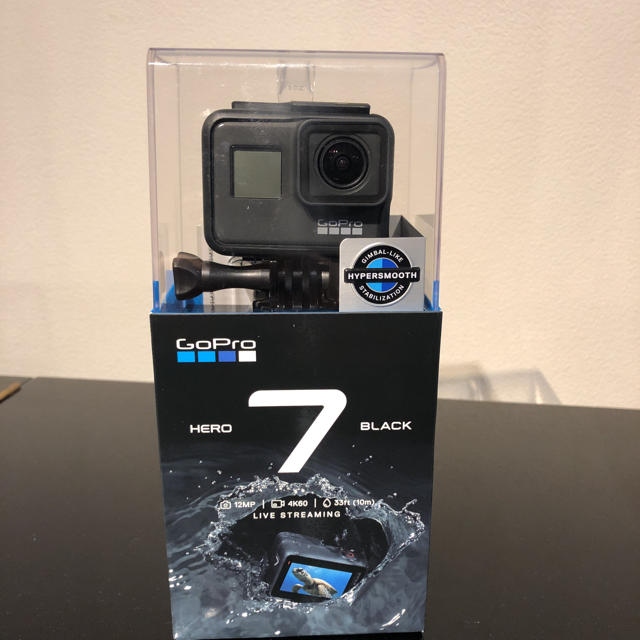 GoPro(ゴープロ)のGO Pro HERO7 BLACK スポーツ/アウトドアのスポーツ/アウトドア その他(ウインタースポーツ)の商品写真