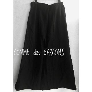 コムデギャルソン(COMME des GARCONS)のコムデギャルソン【美品】《冬物》レア ウール Aライン 立体 ロング スカート(ロングスカート)