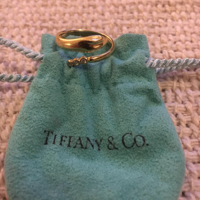Tiffany & Co. - 希少 tiffany ティファニー スネークリング k18 750 ダイア入りの通販 by eagle's