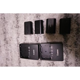 キヤノン(Canon)のcanon LC-E6 純正バッテリー 中古(バッテリー/充電器)