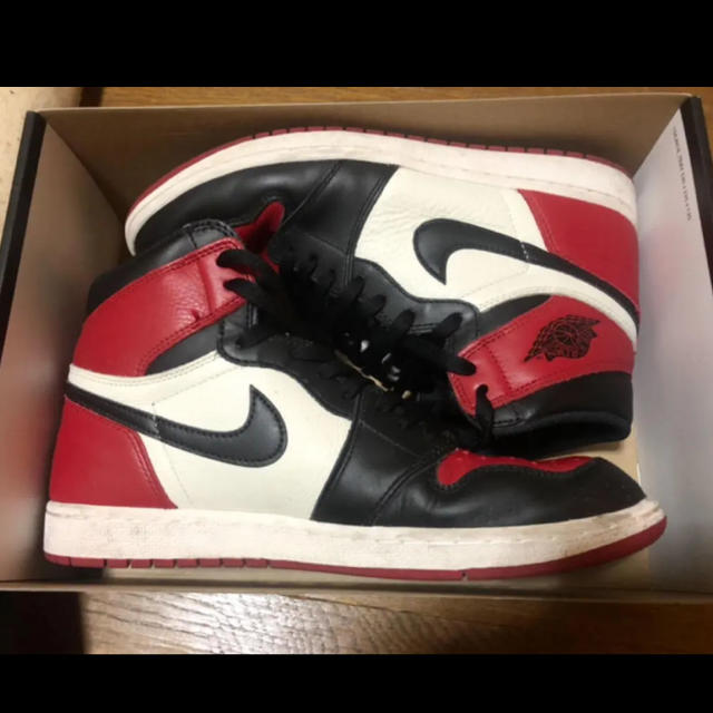 NIKE(ナイキ)のAIR JORDAN 1 RETRO HIGH OG “BRED TOE” メンズの靴/シューズ(スニーカー)の商品写真