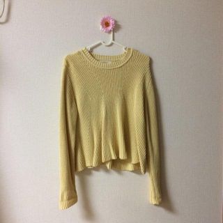 ダブルクローゼット(w closet)の★Ａラインニットプルオーバー★(ニット/セーター)