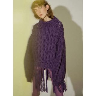 ビューティアンドユースユナイテッドアローズ(BEAUTY&YOUTH UNITED ARROWS)の値下げ！leinwande Egg Knit Tops エッグニットトップス(ニット/セーター)