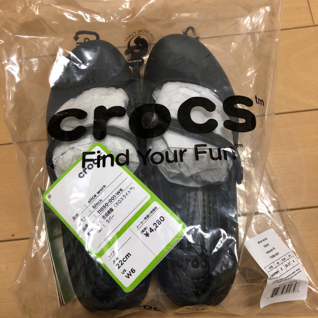 crocs(クロックス)の未使用 クロックス アリスワーク w6 レディースの靴/シューズ(ハイヒール/パンプス)の商品写真