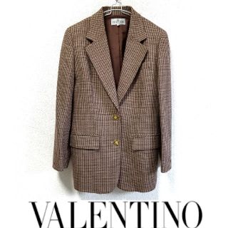 ヴァレンティノ(VALENTINO)のvintage VALENTINO ガンクラブチェック テーラードジャケット(テーラードジャケット)