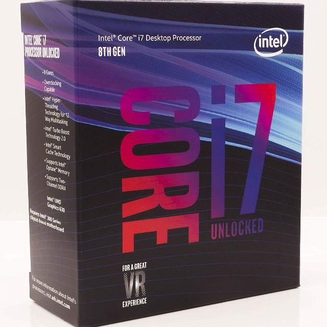 スマホ/家電/カメラIntel CPU Core i7-8700K　新品未使用品