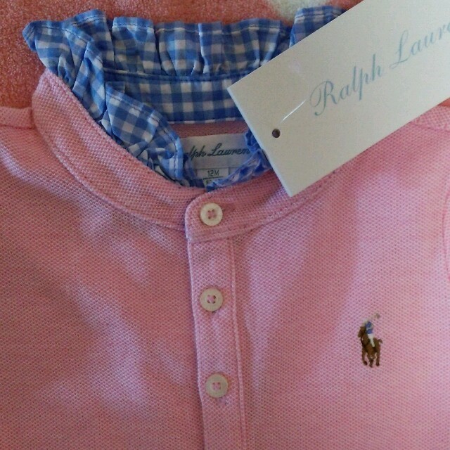 Ralph Lauren(ラルフローレン)の新品◎ラルフローレン ワンピ  80㎝ キッズ/ベビー/マタニティのキッズ/ベビー/マタニティ その他(その他)の商品写真