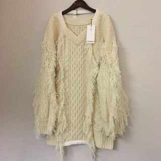 サカイ/フリンジセーター/2/ウール/ORN//14-02088 | Sacai ニット