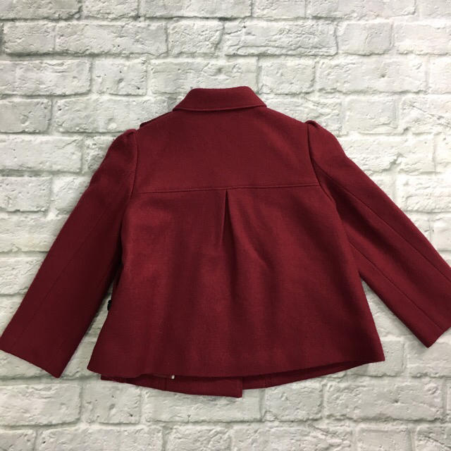 BURBERRY(バーバリー)のバーバリー アウター ボルドー コート  120 キッズ/ベビー/マタニティのキッズ服女の子用(90cm~)(コート)の商品写真