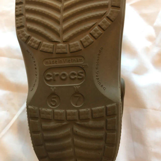 crocs(クロックス)のクロックス  ボア付き  M5W7  美品 キッズ/ベビー/マタニティのキッズ靴/シューズ(15cm~)(サンダル)の商品写真