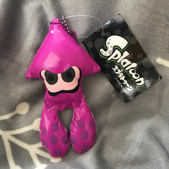 任天堂(ニンテンドウ)のスプラトゥーン イカ キーホルダー  パープル エンタメ/ホビーのアニメグッズ(キーホルダー)の商品写真