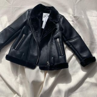 ザラキッズ(ZARA KIDS)の新品タグ付き Zara girls ライダースジャケット 120(ジャケット/上着)