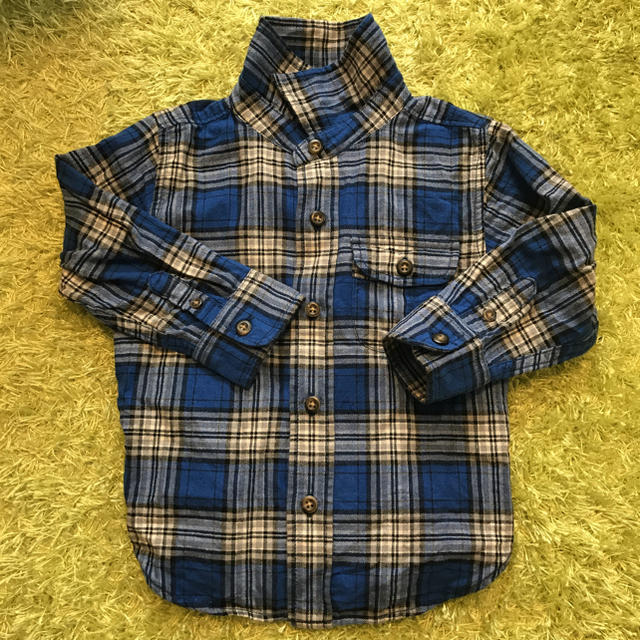 babyGAP(ベビーギャップ)のチェックシャツ キッズ/ベビー/マタニティのキッズ服男の子用(90cm~)(ジャケット/上着)の商品写真