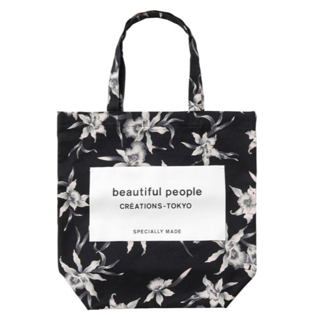 beautiful people(ビューティフルピープル)のbeautiful people カトレアプリント ネームトート レディースのバッグ(トートバッグ)の商品写真