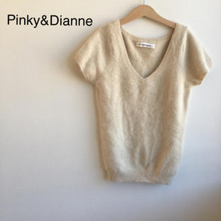 ピンキーアンドダイアン(Pinky&Dianne)のPinky&Dianneアンゴラニット 半袖(ニット/セーター)