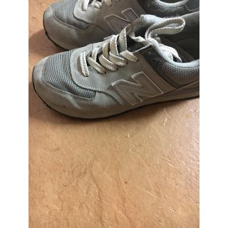 ニューバランス(New Balance)のニューバランス  スニーカー  グレー  24.5(スニーカー)