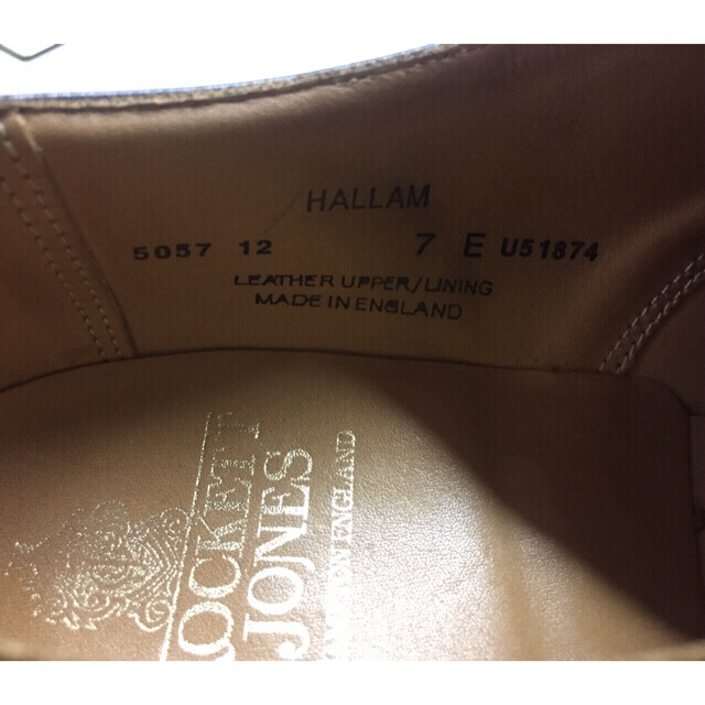 Crockett&Jones(クロケットアンドジョーンズ)のCROCKET＆JONES  HALLAM  UK7 E 約26  メンズの靴/シューズ(ドレス/ビジネス)の商品写真