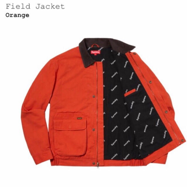 Supreme(シュプリーム)の(極美品Mサイズ）field jacket orange メンズのジャケット/アウター(ブルゾン)の商品写真