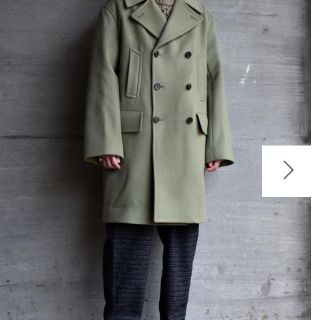 オーラリー/AURALEE BEAVER MELTON P-COAT