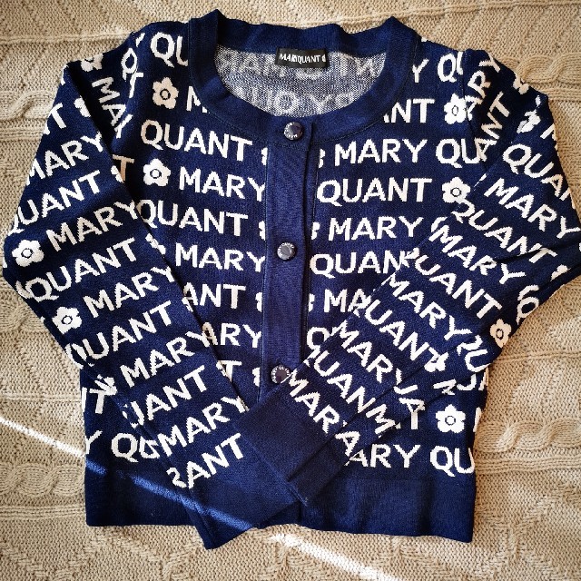 MARY QUANT(マリークワント)のMARY QUANT　ロゴ　カーディガン レディースのトップス(カーディガン)の商品写真