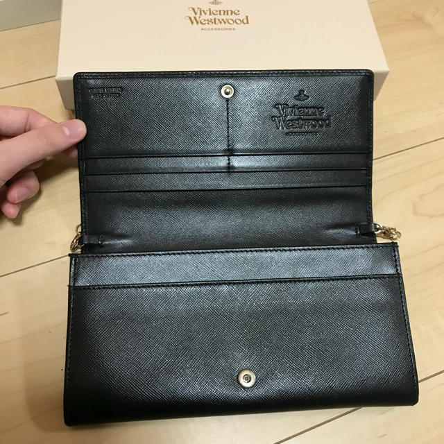 Vivienne Westwood(ヴィヴィアンウエストウッド)の美品✨ヴィヴィアンウエストウッド 長財布 チェーンウォレット  正規品 レディースのファッション小物(財布)の商品写真