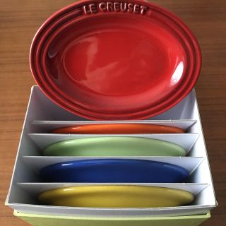 ルクルーゼ(LE CREUSET)のル・クルーゼ ミニオーバルプレート(食器)