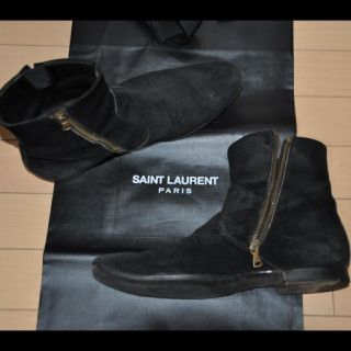 サンローラン(Saint Laurent)の定価3.6万円 Navayos ヒールブーツ(ブーツ)