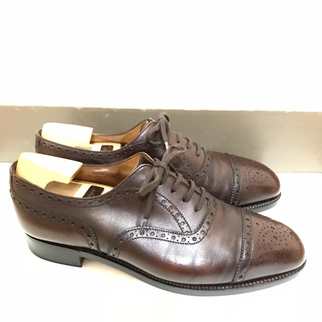 J.M. WESTON(ジェーエムウエストン)のJ.M.WESTON ダークブラウン 6E メンズの靴/シューズ(ドレス/ビジネス)の商品写真