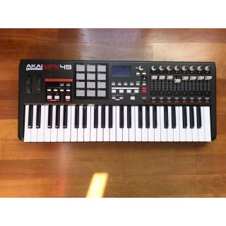 akai  mpk49 midi 鍵盤 DTM ピアノ USBバスパワー(MIDIコントローラー)