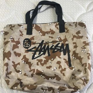 ステューシー(STUSSY)のSTUSSY×BAPEコラボトートバッグ(トートバッグ)