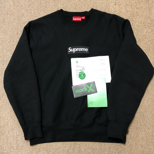 Supreme 18aw boxlogo crewneck