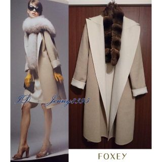 フォクシー(FOXEY)の❤️プルメリア様  【 28万  "カシミヤダブルフェイスコート "】   (ロングコート)