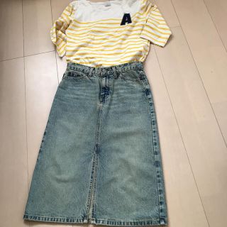 ギャップ(GAP)のあー様⚫GAP デニム ロング スカート(ロングスカート)