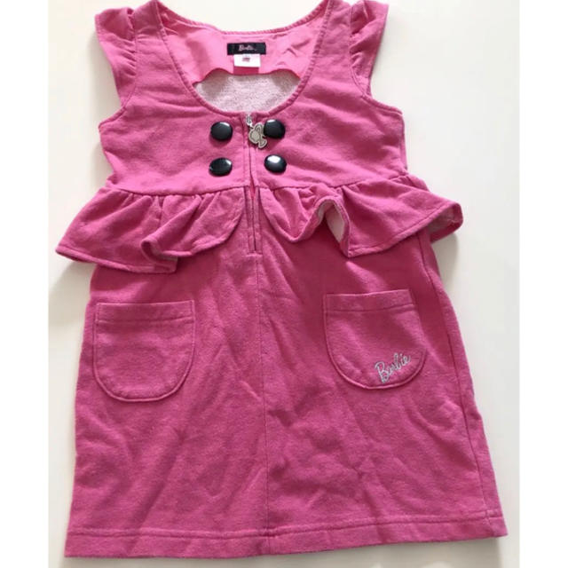 Barbie(バービー)の正規品 Barbie ワンピース 130cm キッズ/ベビー/マタニティのキッズ服女の子用(90cm~)(ワンピース)の商品写真