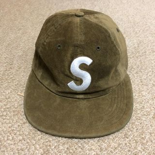 シュプリーム(Supreme)のSupreme S logo cap スウェード(キャップ)