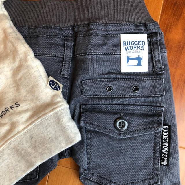 RUGGEDWORKS(ラゲッドワークス)の新品RUGGEDWORKSセット キッズ/ベビー/マタニティのベビー服(~85cm)(パンツ)の商品写真