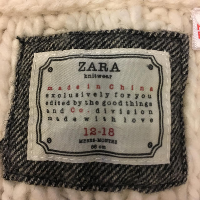 ZARA KIDS(ザラキッズ)のZARA ニット カーディガン キッズ/ベビー/マタニティのキッズ服男の子用(90cm~)(ニット)の商品写真