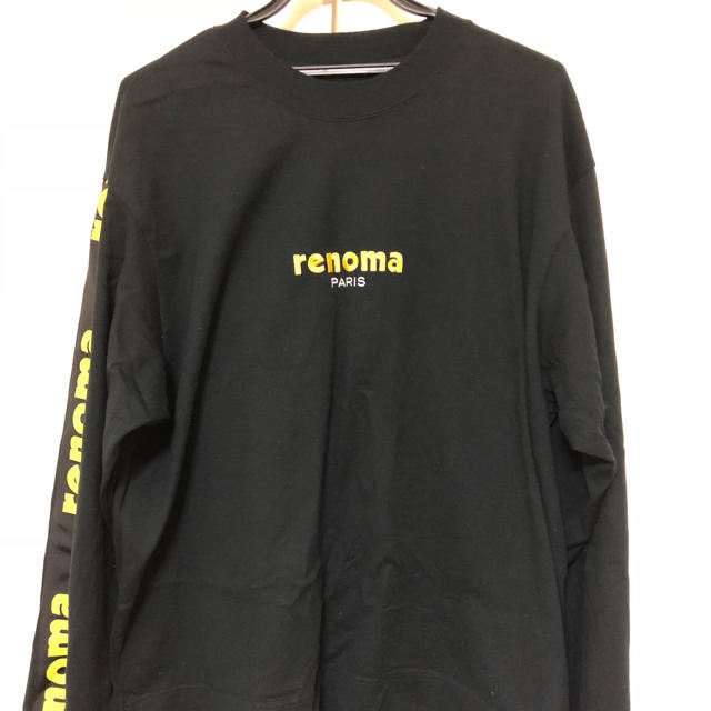 Jieda(ジエダ)のJieDa×renoma LOGO LINE L/S 2018 F/W ブラック メンズのトップス(Tシャツ/カットソー(七分/長袖))の商品写真