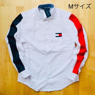 トミーヒルフィガー(TOMMY HILFIGER)の超レア品★Tommy Hilfiger 90’sリバイバル復刻版両袖ラインシャツ(シャツ)