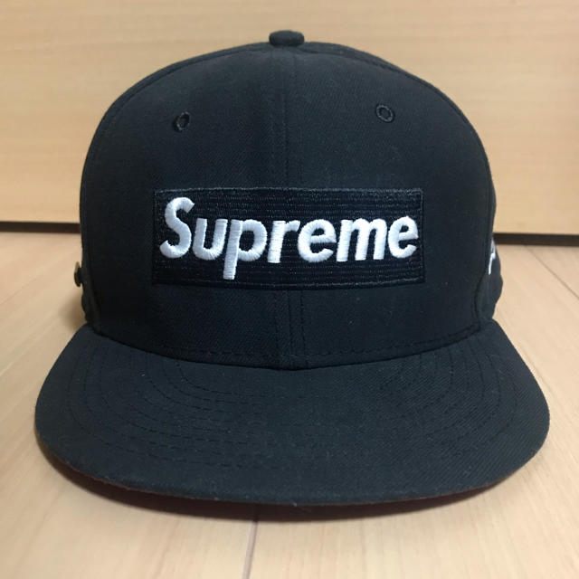 13aw Supreme×newera 7 5/8 ブラックのサムネイル