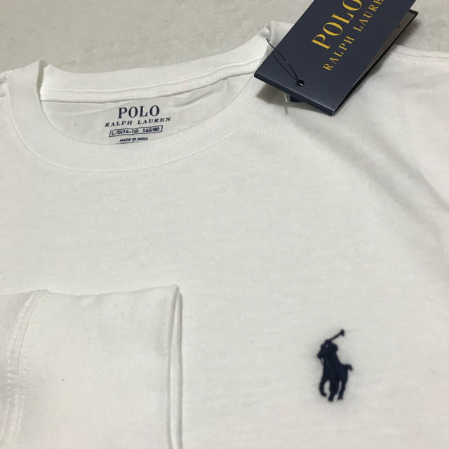 POLO RALPH LAUREN(ポロラルフローレン)のPOLO RALPH LAUREN ロングT / Whi 160 メンズのトップス(Tシャツ/カットソー(七分/長袖))の商品写真