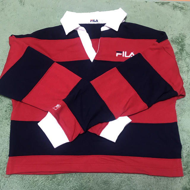 WEGO(ウィゴー)のWEGO×FILA コラボ服 レディースのトップス(Tシャツ(長袖/七分))の商品写真