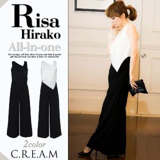 ザラ(ZARA)の値下げします！cream　ブラック　ドレス　結婚式　パーティー　平子理沙(その他ドレス)