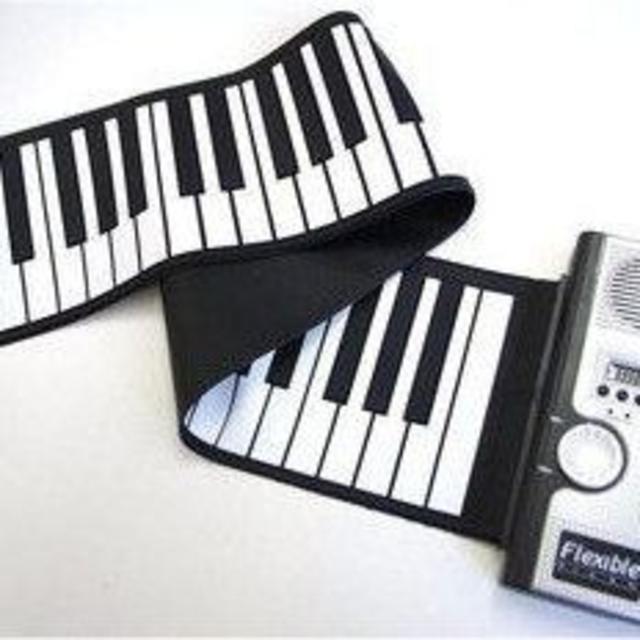 【新品未使用】電子ピアノ(61鍵盤) ハンドロールピアノ