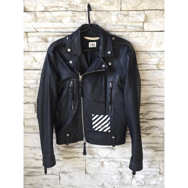 【福袋セール】 OFF-WHITE - Off white ライダースジャケット ライダースジャケット 【福袋セール】 OFF-WHITE - Off white ライダースジャケット ライダースジャケット