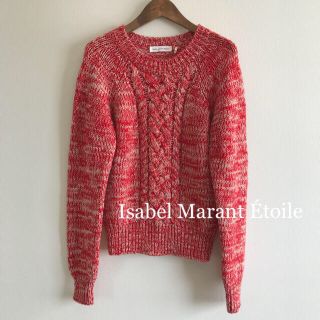 Isabel Marant - 極美品⭐️ Isabel Marant Étoile ケーブルニット 赤の通販｜ラクマ